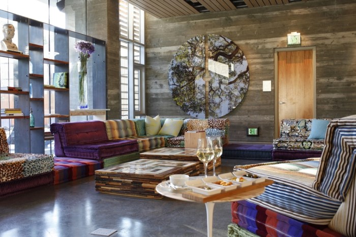 Hotel healdsburg eco hotels boho chic friendly luxury interior h2 sustainability decorating lobby modern blending resorts style house interiors organic